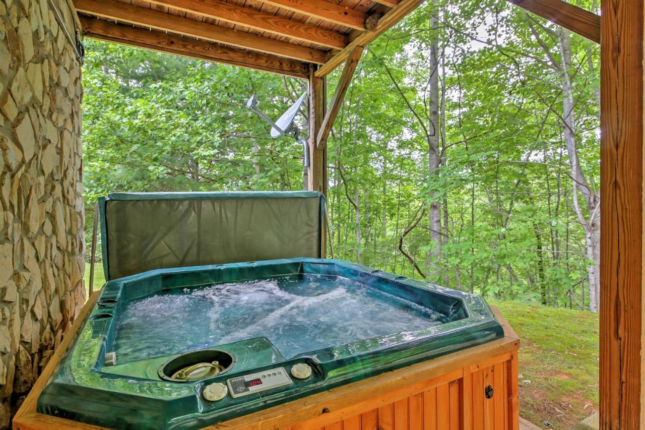 Bryson City Cabin With Hot Tub, Views And Pool Table! Exterior foto